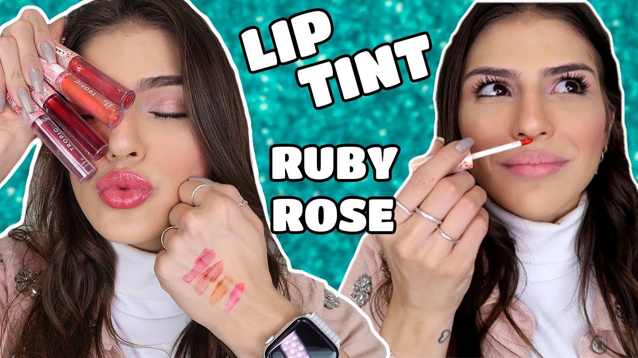 Lip Tint Trópico - Ruby Rose - Ousada Make