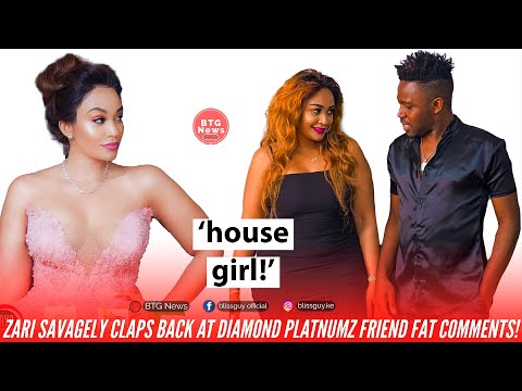 ZARI SAVAGELY CLAPS BACK AT DIAMOND PLATNUMZ 'PUPPET' JUMA LOKOLE CALLING HER VERY FAT!|BTG News