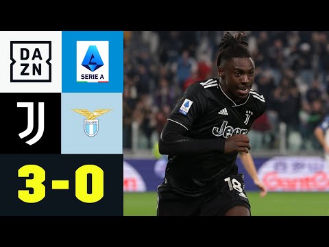 Kean-Doppelpack - Juve siegt deutlich & springt auf Platz 3: Juventus - Lazio 3:0 | Serie A | DAZN