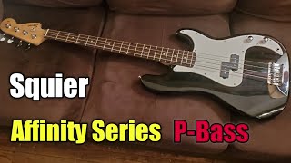 Video thumbnail for Squier Affinity Series P-Bass by Steve Reaves Music