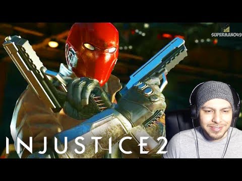 Injustice 2: Red Hood Gameplay REACTION - Injustice 2 "Red Hood" Gameplay