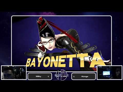 KoL | Konga (Donkey Kong) vs AEC | Milky (Bayonetta) - Orbitar 57 - Losers Quarters