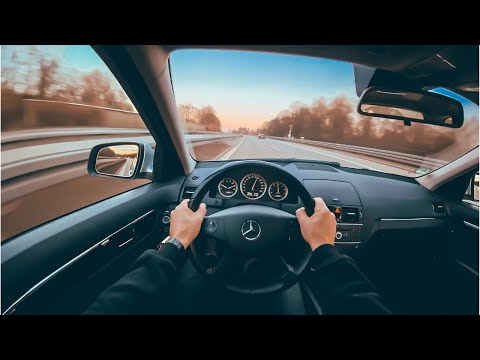 POV - W204 Mercedes C200 CDI - German Autobahn