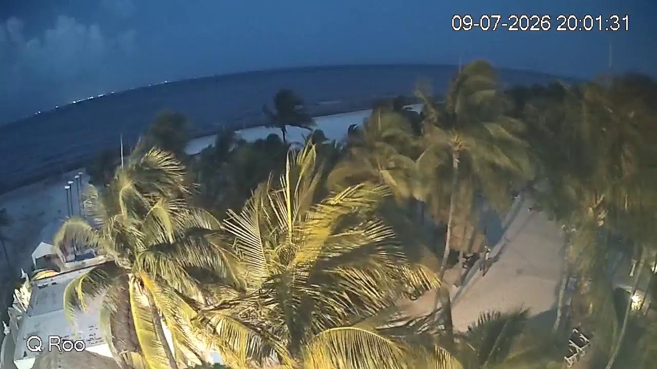 Live webcam view of Playacar Beachfront Palms