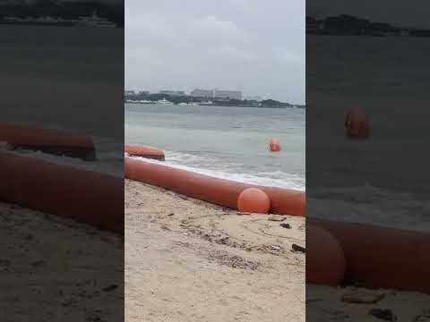 trustboom nasira sa lakas ng alon sa manila bay dolomite beach #viral #trending