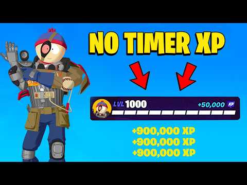 CRAZY LEGIT *NO TIMER* FORTNITE XP MAP to FARM & LEVEL UP FAST in FORTNITE WINTERFEST! (250,000!)