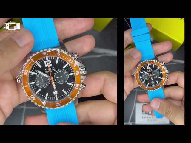 ساعة انفيكتا سبيشالتي كرونوغراف كوارتز رجالية - 46...