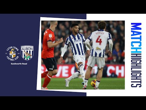 Josh Maja back among the goals at Kenilworth Road | Luton Town 1-1 Albion | MATCH HIGHLIGHTS