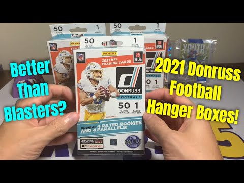 These 2021 Donruss Football Hanger Boxes Are SWEET! Possibly better than Blasters?!
