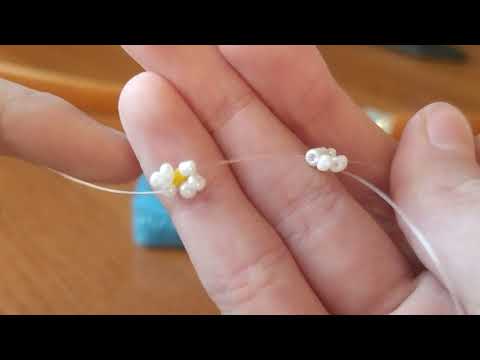 плетём из бисера. как сделать ромашку?