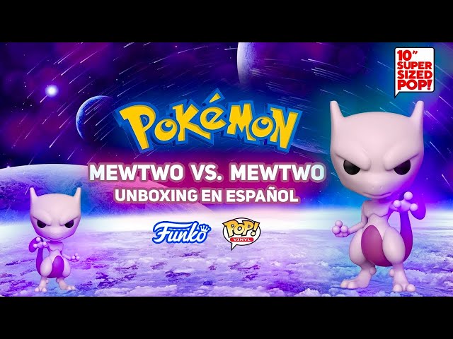 Vídeo relacionado con Funko Pop! Jumbo: Pokemon - Mewtwo - Figura de Vinilo Coleccionable - Idea de Regalo- Mercancia Oficial - Juguetes para Niños y Adultos - Video Games Fans - Muñeco para Coleccionistas y Exposición