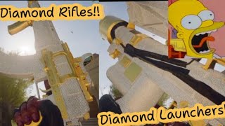 I unlocked DIAMOND RIFLES along with DIAMOND LAUNCHERS but Xbox wants me to fail