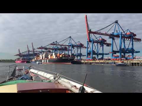 Rejs jachtem Rita rzeka Elba (Łaba) z Hamburga do Berlina