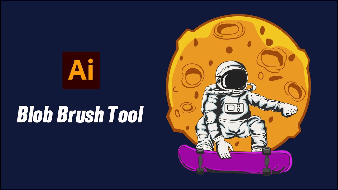 How to Create Vector Astronaut Skateboarding // Adobe Illustrator Tutorial