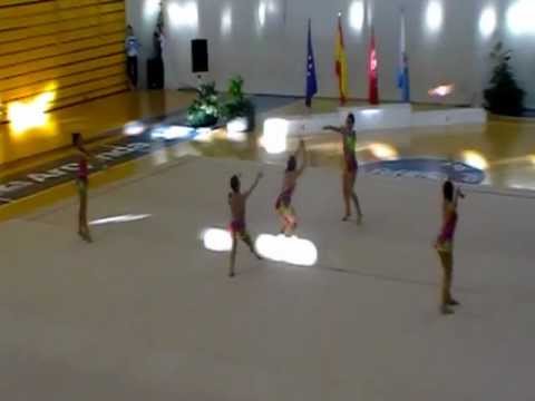 Torrejon Junior 3 aros 4 mazas campeonas Trofeo Clubes de Madrid Arganda del Rey 01-12-2012