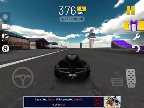 I unlocked a new buggati in extreme car driving on 1000 kms