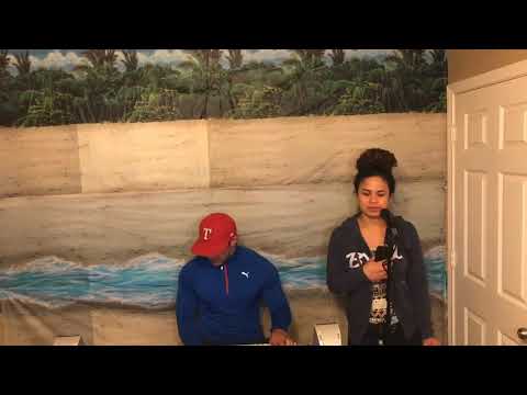 Before the next teardrop falls(Cover) DjKingT with daughter Ine.