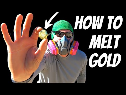 HOW TO MELT GOLD AT HOME - Gold Bars in Box Furnace - Melting Gold Bullion