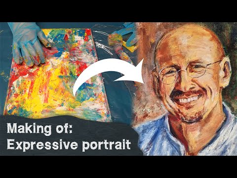 Making of:  Expressives Portrait (Auftragsarbeit)