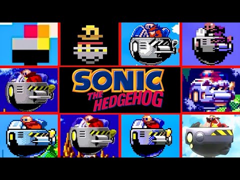 Evolution of Dr. Robotnik in Sonic The Hedgehog - Official, Fangames & Bootlegs - 4K