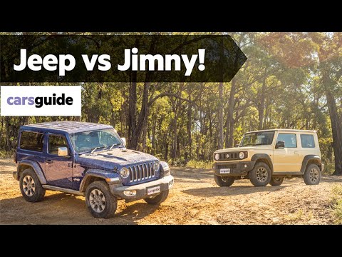 Suzuki Jimny vs Jeep Wrangler Overland 2019 off-road review