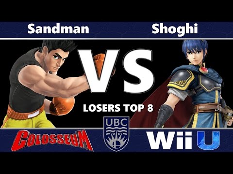 UBC Colosseum: Losers Top 8 - Sandman (Little Mac) vs Shoghi (Marth)