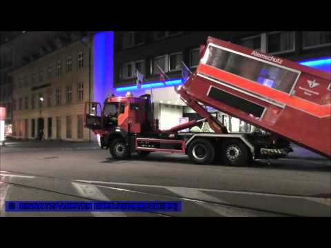 Brandfall 11.9.15, Theaterstrasse Basel [Aufladen AB Atemschutz, Einsatzstelle+Einsatzfahrt TRW 65]