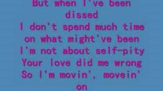 celine dion - misled - lyrics