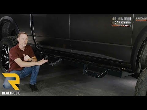 ICI Black Magnum RT Steps Fast Facts on a 2017 Dodge Ram 2500 Crew Cab
