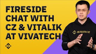 Fireside chat with CZ and Vitalik Buterin at VivaTech Paris Mp4 3GP & Mp3