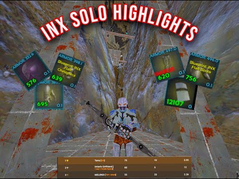 Dominating a 600 Pop INX Solo Server- PVP Highlights