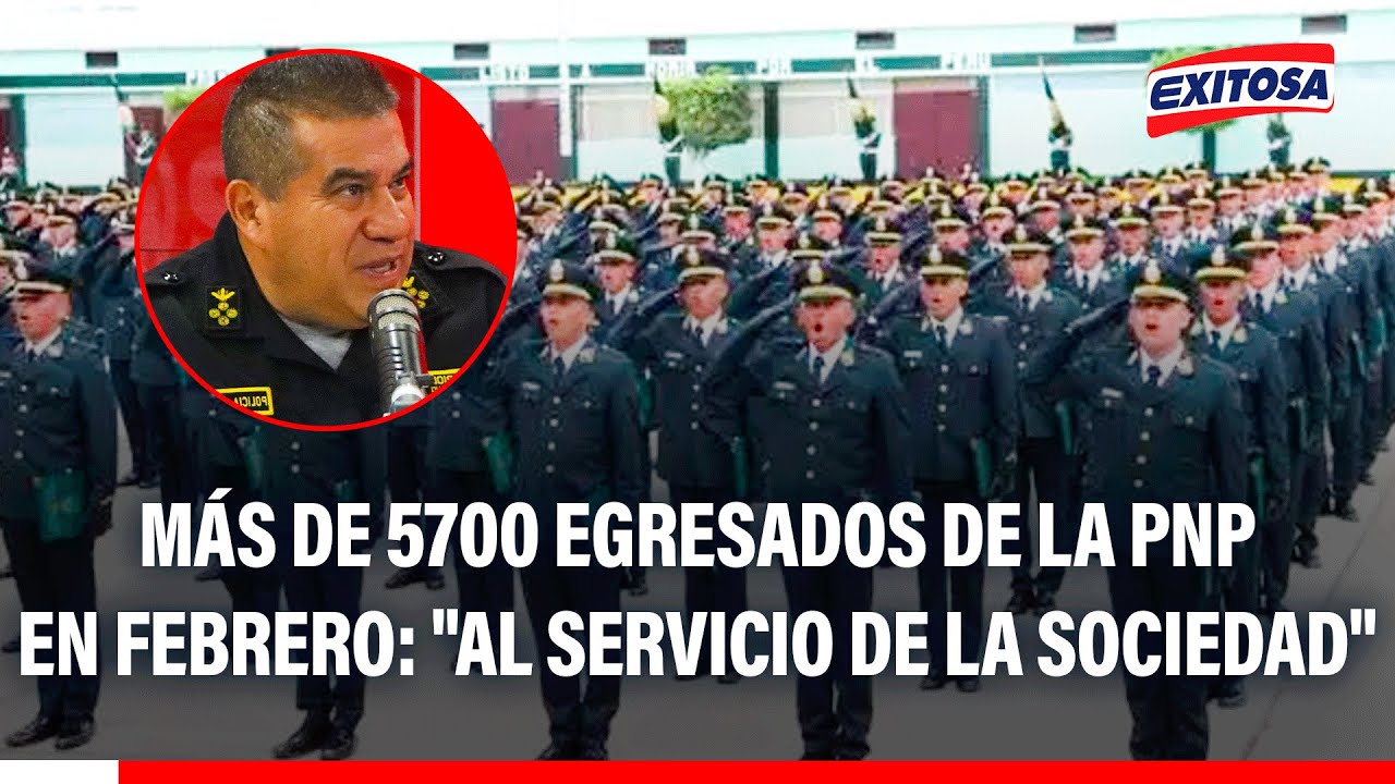 🔴🔵 PNP tendrá más de 5700 egresados en febrero, afirma Óscar Arriola: "Al servicio de la sociedad"
