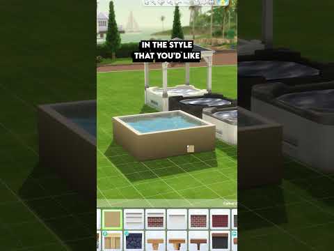 How To Build A Base Game Hot Tub In The Sims 4