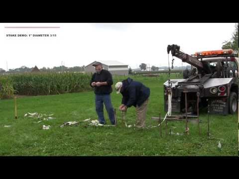 Stake Pull Demonstration (3/15) 3 1" x 36" Stake
