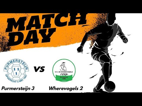 Purmersteijn 3 - Wherevogels 2 | Competitiewedstrijd