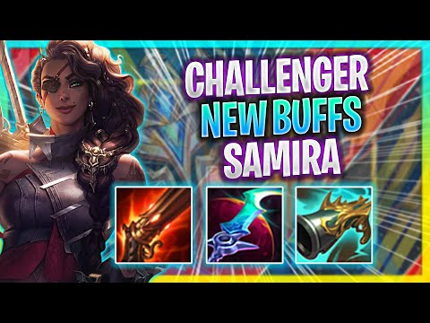 CHALLENGER IS A BEAST WITH SAMIRA NEW BUFFS! | Korean Challenger Plays Samira ADC vs Caitlyn! |