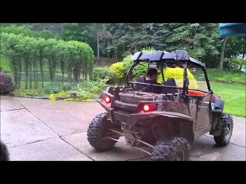 Polaris Rzr 900xp D & D Racing Quiet Tech exhaust vs stock exhaust