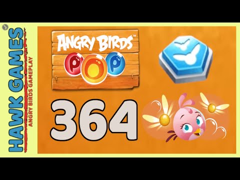 Angry Birds Stella POP Bubble Shooter Level 364 - Walkthrough, No Boosters