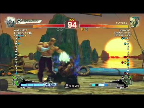 SSF4 AE [Oni] Wildcat815 vs sunset01 [SA]