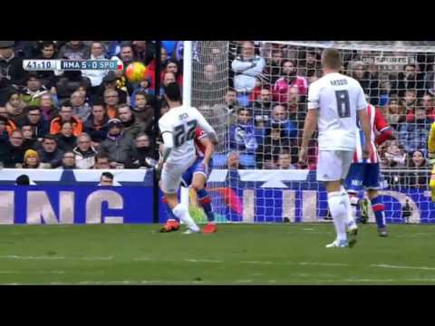 Real Madrid vs Sporting Gijon (5-1) Extended Highlights English Commentry