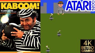 Kaboom Atari 5200 4k Gameplay