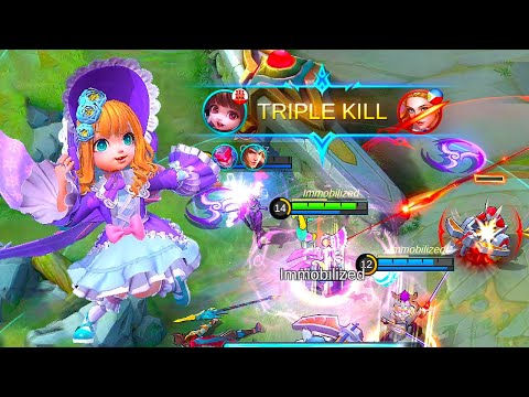 Chang'e Vine Cradle Skin Gameplay MLBB