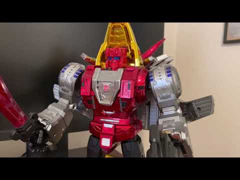 Transformers Masterpiece Dinobots Snarl and Slag - Gigapower Gigasaurs Gutter and Grassor - V2 Chr