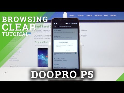 How to Clear Browser in DOOPRO P5 – Clear Browsing History