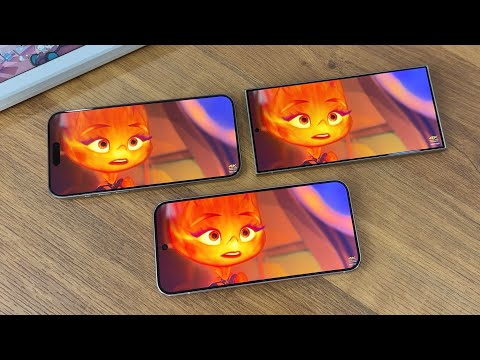 Pixel 9 Pro XL vs iPhone 15 Pro Max vs Samsung S24 Ultra - Display Comparison