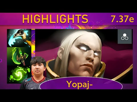 ⭐ 7.37e Yopaj- Invoker |K+A-D - 29 KP - 71%| Mid Highlights - Dota 2 Top MMR