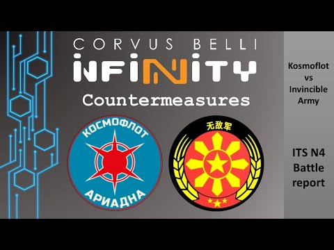 Fast Panda Gaming: Infinity N4 Battle Report - Countermeasures (Kosmoflot vs Invincible Army)