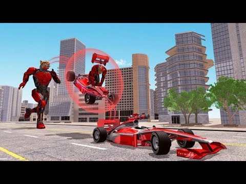 Cheetha Robot transformaing Formula Car Robot Android Gameplay