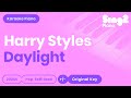 Harry Styles - Daylight (Piano Karaoke)