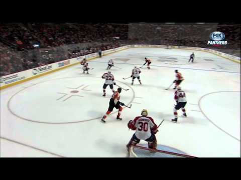 Luke Schenn goal 4-1 Feb 21 2013 Florida Panthers vs Philadelphia Flyers NHL Hockey
